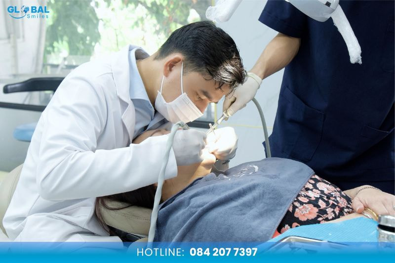 Quy trình bọc răng sứ tại nha khoa Global Smile