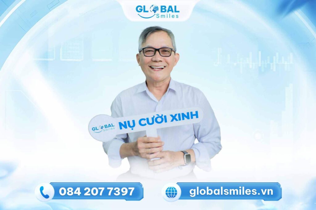 Khách hàng trồng răng Implant tại nha khoa Global Smile